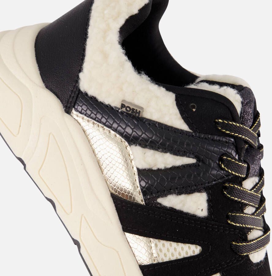 POSH by Poelman Sneakers zwart Synthetisch
