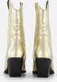 POSH by Poelman Ps Poelman Cowboylaarzen goud Synthetisch Dames - Thumbnail 4