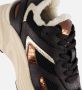 PS Poelman Sneakers Metallic zwart Leer Dames - Thumbnail 4