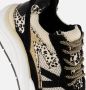 PS Poelman Sneakers zwart Textiel Dames - Thumbnail 5