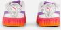 Puma Carina 2.0 Trolls sneakers wit fuchsia oranje Jongens Meisjes Suede 24 - Thumbnail 4