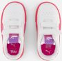 Puma Carina 2.0 Trolls sneakers wit fuchsia oranje Jongens Meisjes Suede 24 - Thumbnail 5