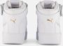 PUMA Carina Street Mid Dames Sneakers White- Gold - Thumbnail 5