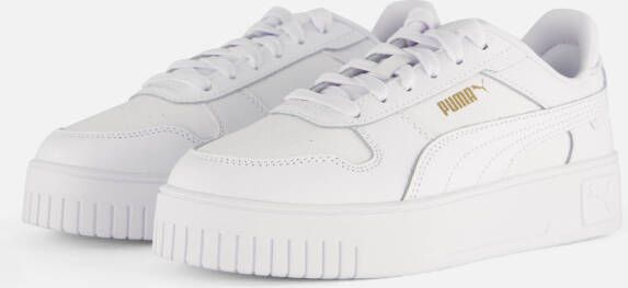 Puma Carina Street Sneakers wit Leer