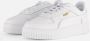 Puma Carina Street leren sneakers wit goud Meisjes Leer Meerkleurig 35.5 - Thumbnail 4