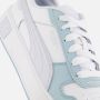 Puma Carina Street leren sneakers wit lichtblauw lichtgrijs Meisjes Leer 35.5 - Thumbnail 12
