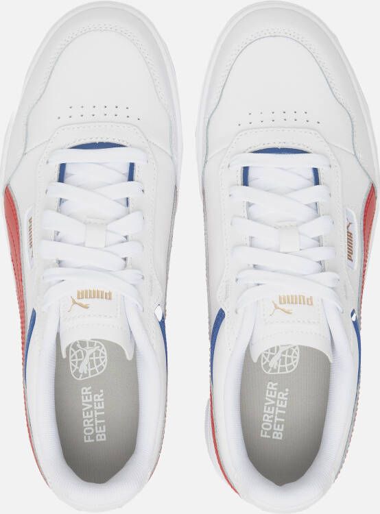 Puma Court Ultra Sneakers wit Imitatieleer