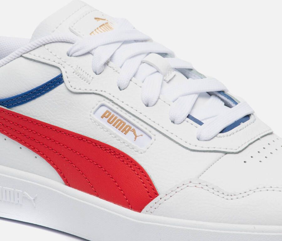 Puma Court Ultra Sneakers wit Imitatieleer