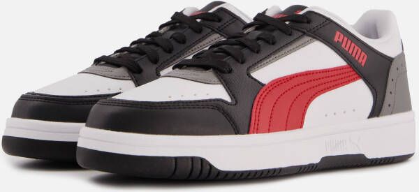 Puma Rebound Joy Low Sneakers wit Imitatieleer