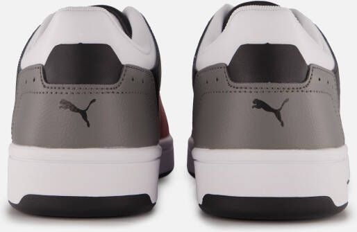 Puma Rebound Joy Low Sneakers wit Imitatieleer