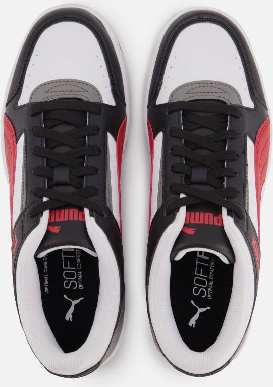 Puma Rebound Joy Low Sneakers wit Imitatieleer