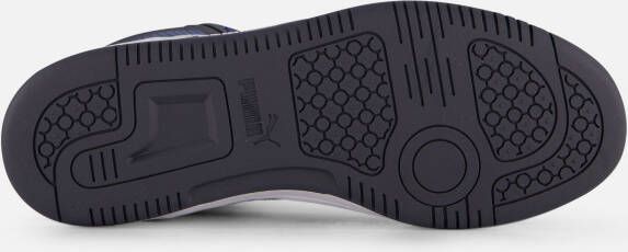 Puma Rebound v6 Sneakers wit Imitatieleer