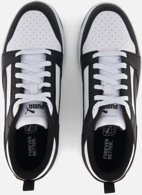 PUMA Rebound v6 Low Unisex Sneakers White- Black- Black - Foto 13