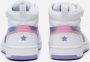 Puma Rebound v6 Mid sneakers wit lila oudroze Jongens Meisjes Imitatieleer 28 - Thumbnail 5