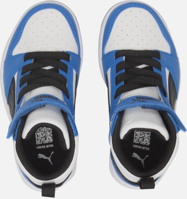 Puma Rebound v6 Mid Sneakers blauw Synthetisch
