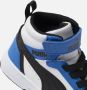 Puma Rebound v6 Mid V6 Mid sneakers wit zwart blauw Imitatieleer 34 - Thumbnail 15