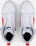 Puma Rebound v6 Mid V6 Mid sneakers lichtgrijs donkerblauw rood Imitatieleer 39 - Thumbnail 12