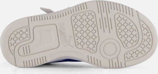 Puma Rebound v6 Mid Sneakers wit Imitatieleer