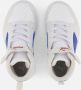 PUMA Rebound V6 Mid AC+ PS Unisex Sneakers White-Vivid Blue-Feather Gray - Thumbnail 6