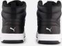 Puma Rebound V6 Mid sneaker zwart wit Jongens Meisjes Imitatieleer 36 Sneakers - Thumbnail 6