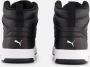 Puma Rebound V6 Mid sneaker zwart wit Jongens Meisjes Imitatieleer 36 Sneakers - Thumbnail 7