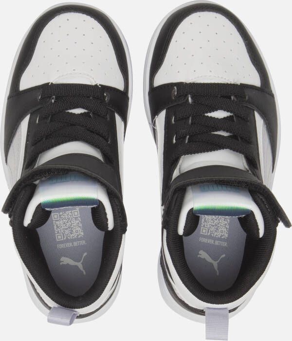 Puma Rebound V6 Mid Space Belle Sneakers zwart