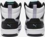 PUMA Rebound V6 Mid Space Belle Jr Meisjes Sneakers Black-Lilac Crush- White - Thumbnail 5