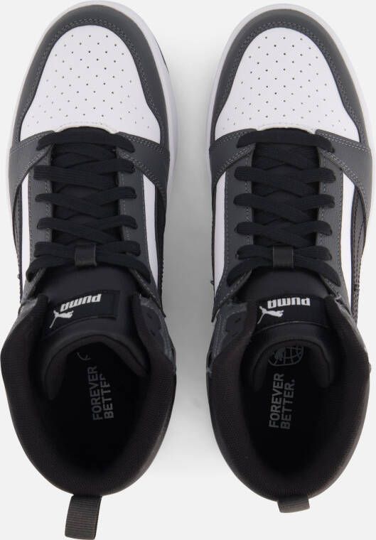 Puma Rebound V6 Sneakers grijs Imitatieleer