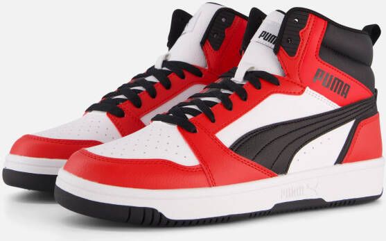 Puma Rebound V6 Sneakers rood Imitatieleer