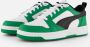 Puma Rebound V6 Lo sneakers wit zwart groen Leer Meerkleurig 26 - Thumbnail 13