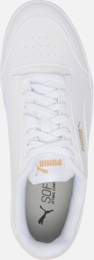 Puma Shuffle Sneakers wit Imitatieleer