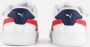 Puma Smash 3.0 L V leren sneakers wit rood donkerblauw Jongens Meisjes Leer 26 - Thumbnail 6