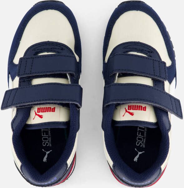 Puma ST Runner v3 Sneakers blauw Imitatieleer