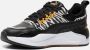 PUMA X-Ray Safari Dames Sneakers Black Saffron Mineral Yellow White - Thumbnail 3