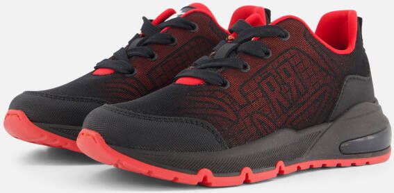 Red-Rag Low Cut Sneakers rood Textiel