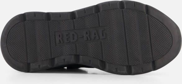 Red-Rag Low Cut Sneakers zwart Nubuck