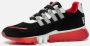 Red-rag Red Rag 13593 923 Black Suede Lage sneakers - Thumbnail 8