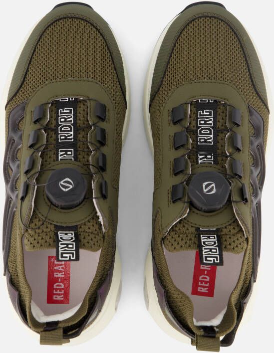 Red-Rag Sock Speedlace Sneakers groen Textiel