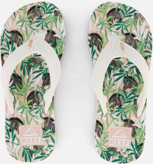 Reef Ahi Zebra Slippers wit Synthetisch