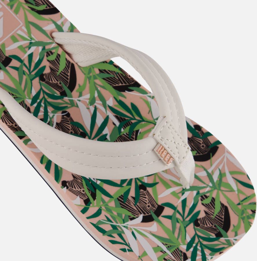 Reef Ahi Zebra Slippers wit Synthetisch