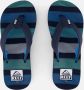Reef Kids Ahideep Sea Stripes Slippers Blauw - Thumbnail 14