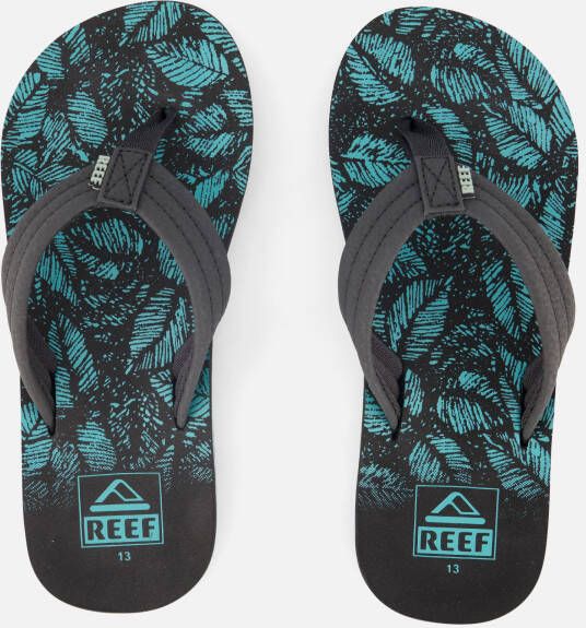 Reef Aquifer Palm Slippers blauw Synthetisch