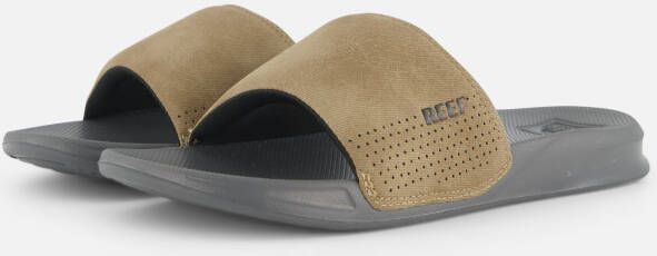 Reef One Slide Slippers bruin Textiel