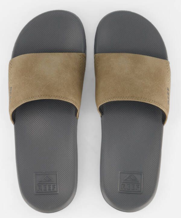 Reef One Slide Slippers bruin Textiel