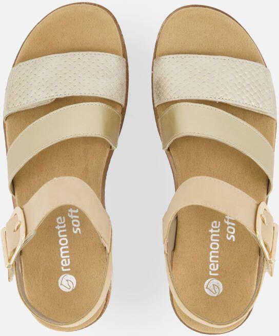 Remonte Sandalen goud Synthetisch
