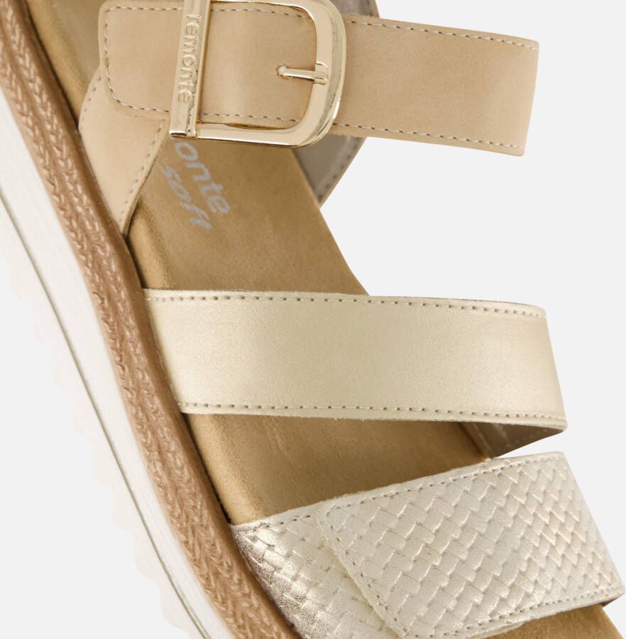 Remonte Sandalen goud Synthetisch
