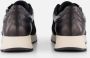 Remonte Zwarte Leren Dames Sneakers Slangenprint Zwart - Thumbnail 4