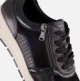 Remonte Zwarte Leren Dames Sneakers Slangenprint Zwart - Thumbnail 6