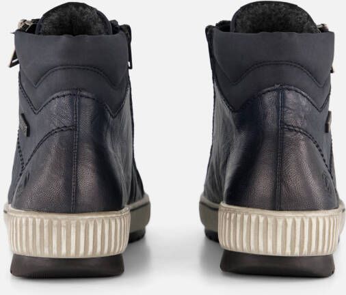 Remonte Veterboots blauw Synthetisch