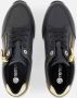 Remonte Stijlvolle Comfort Sneaker met Gouden Accenten Black Dames - Thumbnail 13